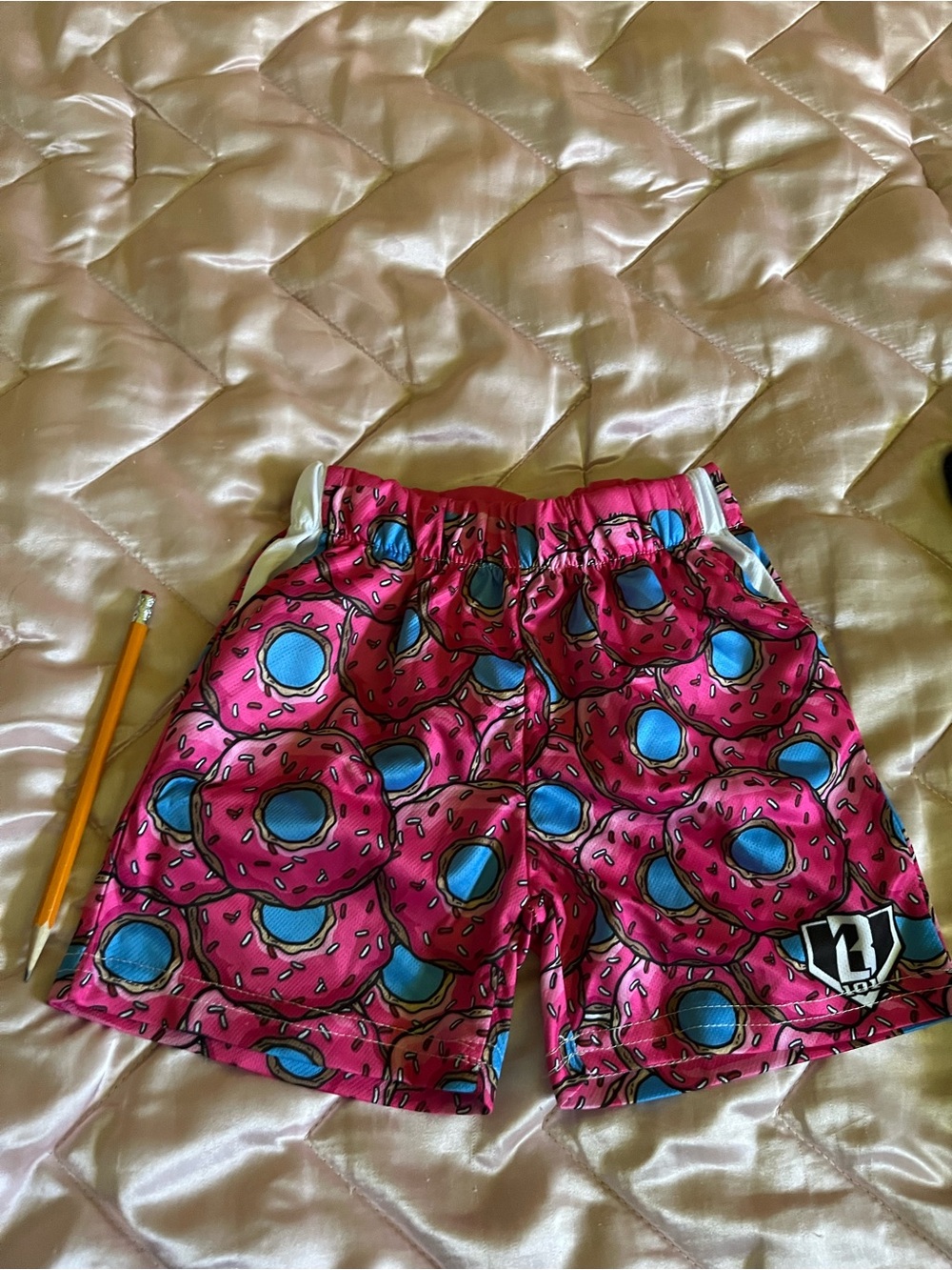 & Other Stories Kids Pink Donut-Print One-Piece Swimwear